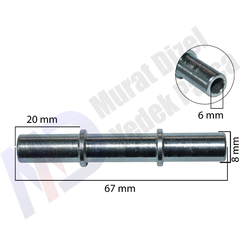 8 mm Ara Jak, Bağlantı Borusu 