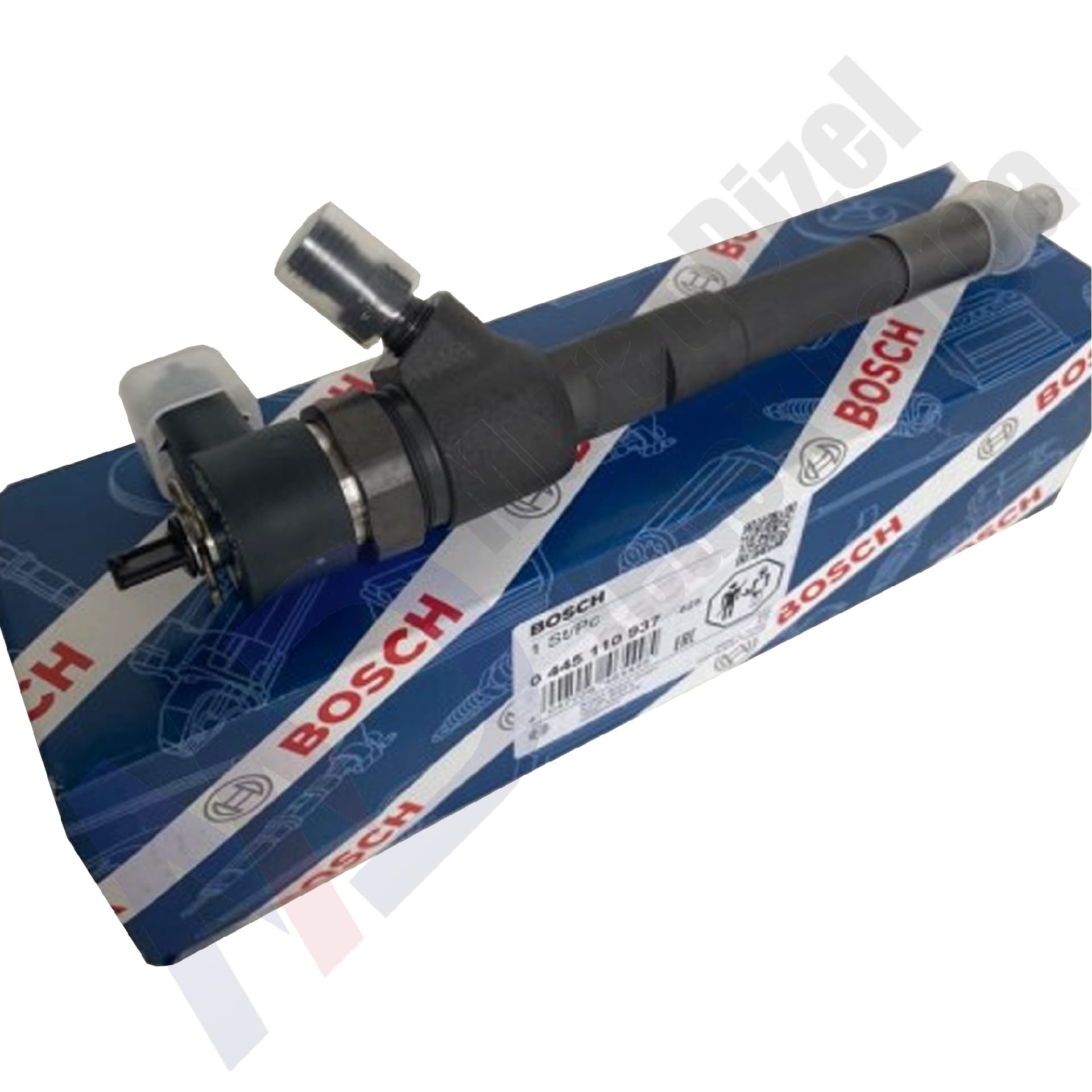 BOSCH — 0445110937 — Komple Enjektör CR 46337726 0445110938 FİAT 1.3 M.JET P2641 MEME c01202 şapka