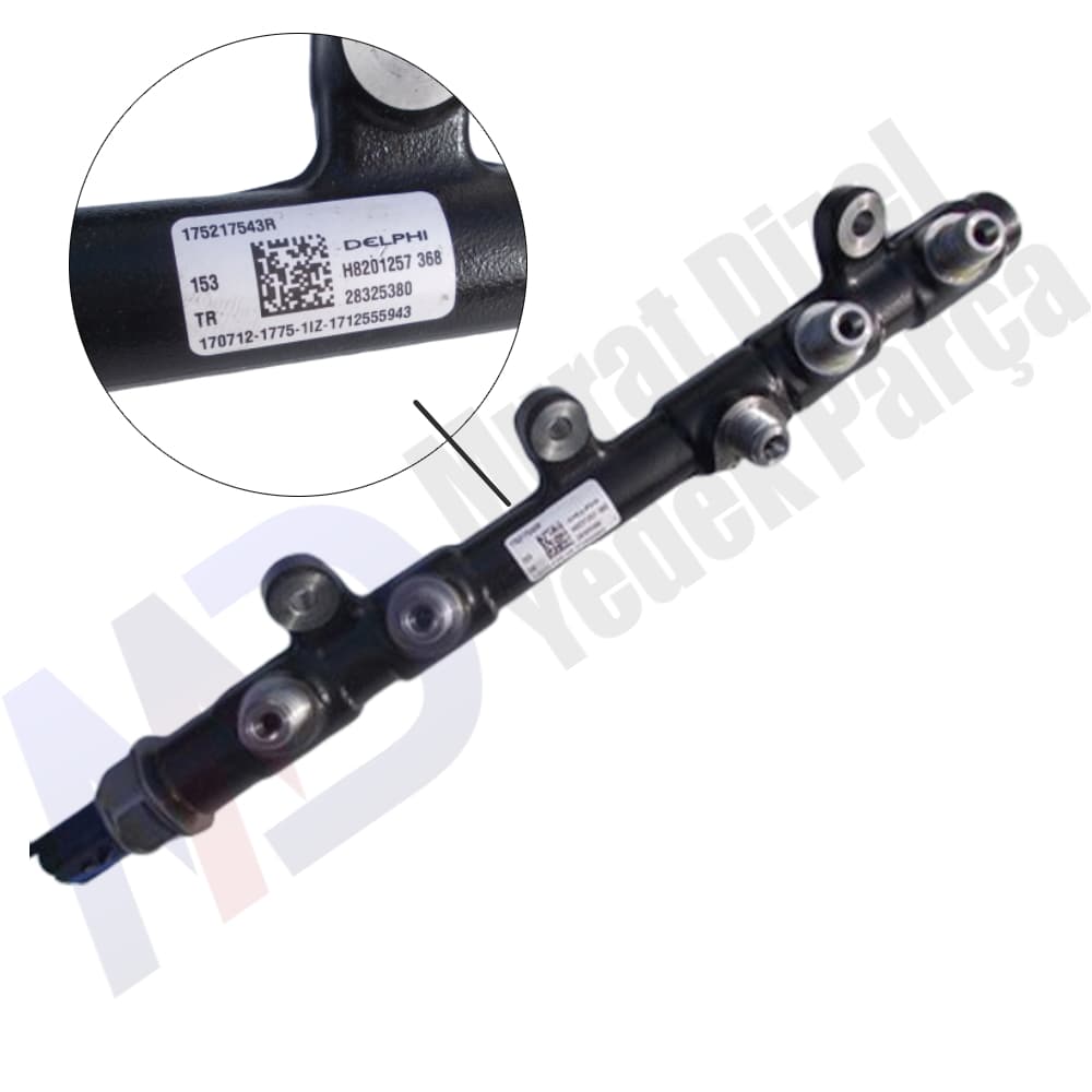 DELPHI — 28325380 — CR RAIL (175217543R - H8201257368 - 190125-0849-1LZ-1830319490)28389853 85PP73-01 MÜŞÜR