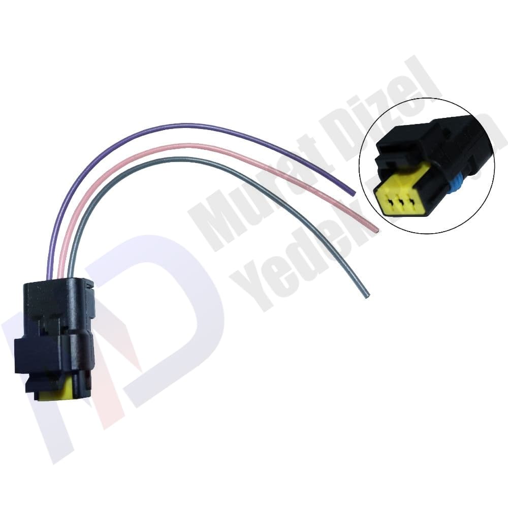 YERLI-SOKET — CRFİŞ-3D007 — RENAULT PEUGEOT ENJEKSİYON SOKETİ 3'LÜ SİGMA