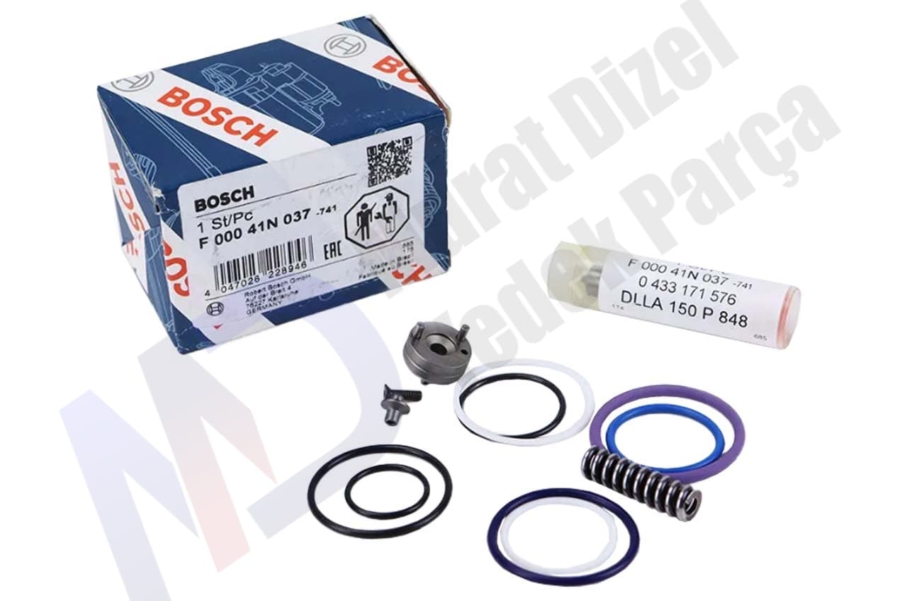 BOSCH — F00041N037 — Tamir Kiti 150 P 848 0433171576 Meme+Ara Parça +Yay+Pim+Gövde ve Bobin Lastikleri TM.TK