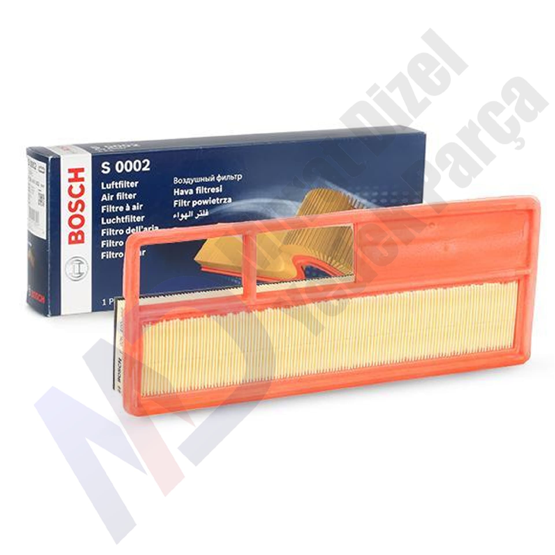 BOSCH-ELEKTRİK — F026400002 — Fiat Grande Punto 1.3 Dizel Hava Filtresi Bosch 1542778 1706918 51775324 55183265
