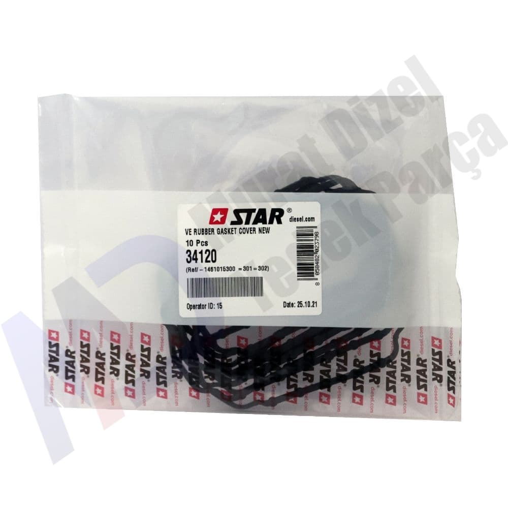 STAR — ST-34120 — Üst Kapak Lastiği VE Pomp İnce 1461015300-1461015301-1461015302  10LU PAKET