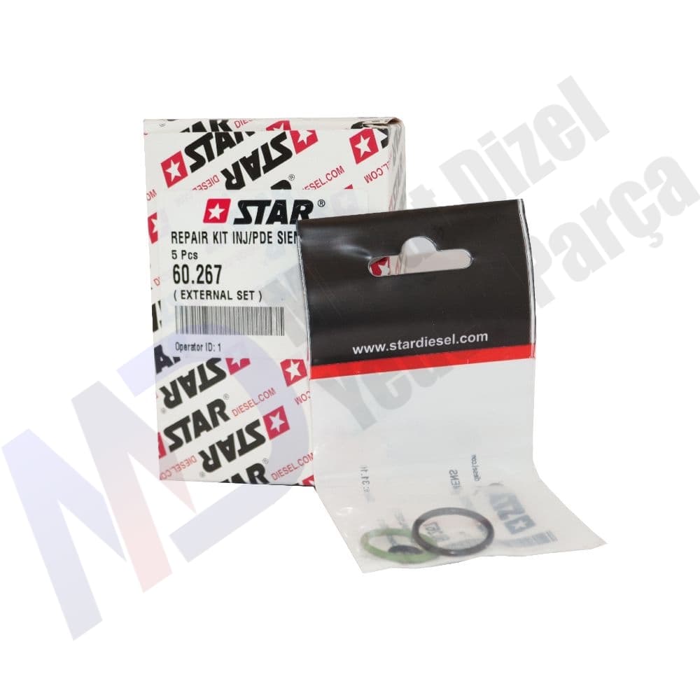 STAR — ST-60267 — R/KIT INJ/PDE SİEMENS 073S Enjektör  5 Lİ PAKET