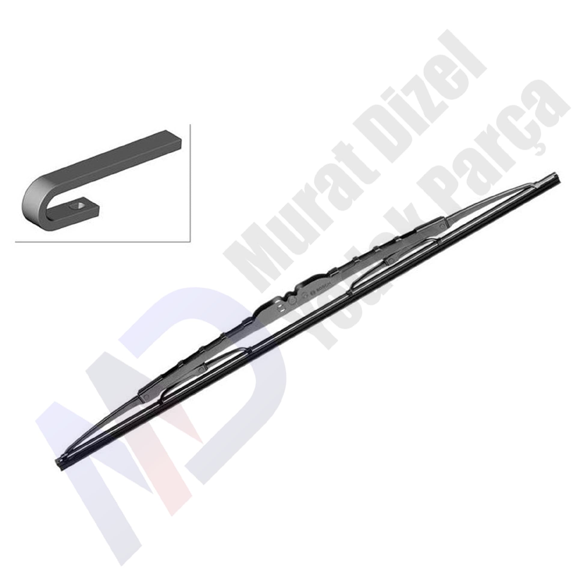 BOSCH-ELEKTRİK — 3397004668 — Bosch Sılecek Supurgesı Eco Quıck Clıp 45C 450MM
