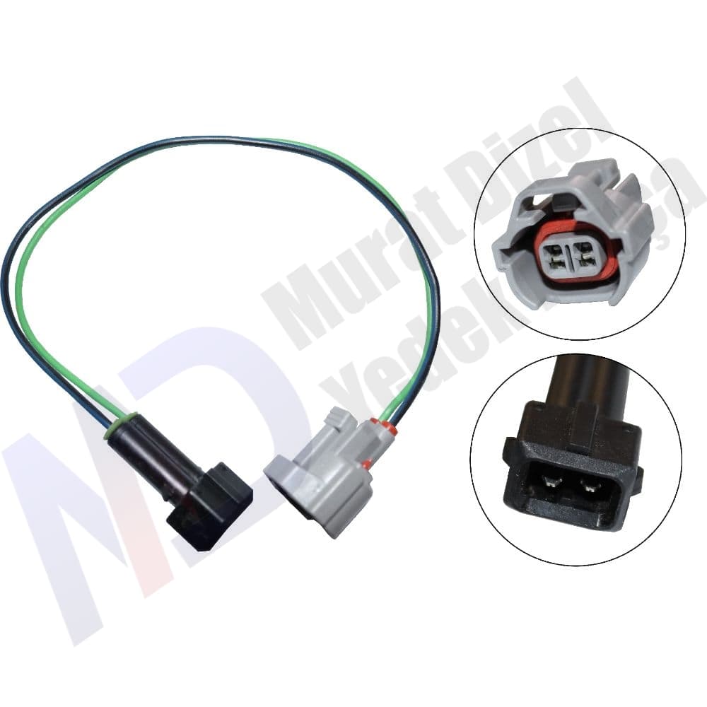 YERLİ — CRFİŞ-2D021-2D004E — JAPON -DENSO ENJEKTÖR SOKETİ - ÜNİVERSAL ENJEKTÖR-MÜŞÜR-SENSÖR KARŞILIK SOKETİ