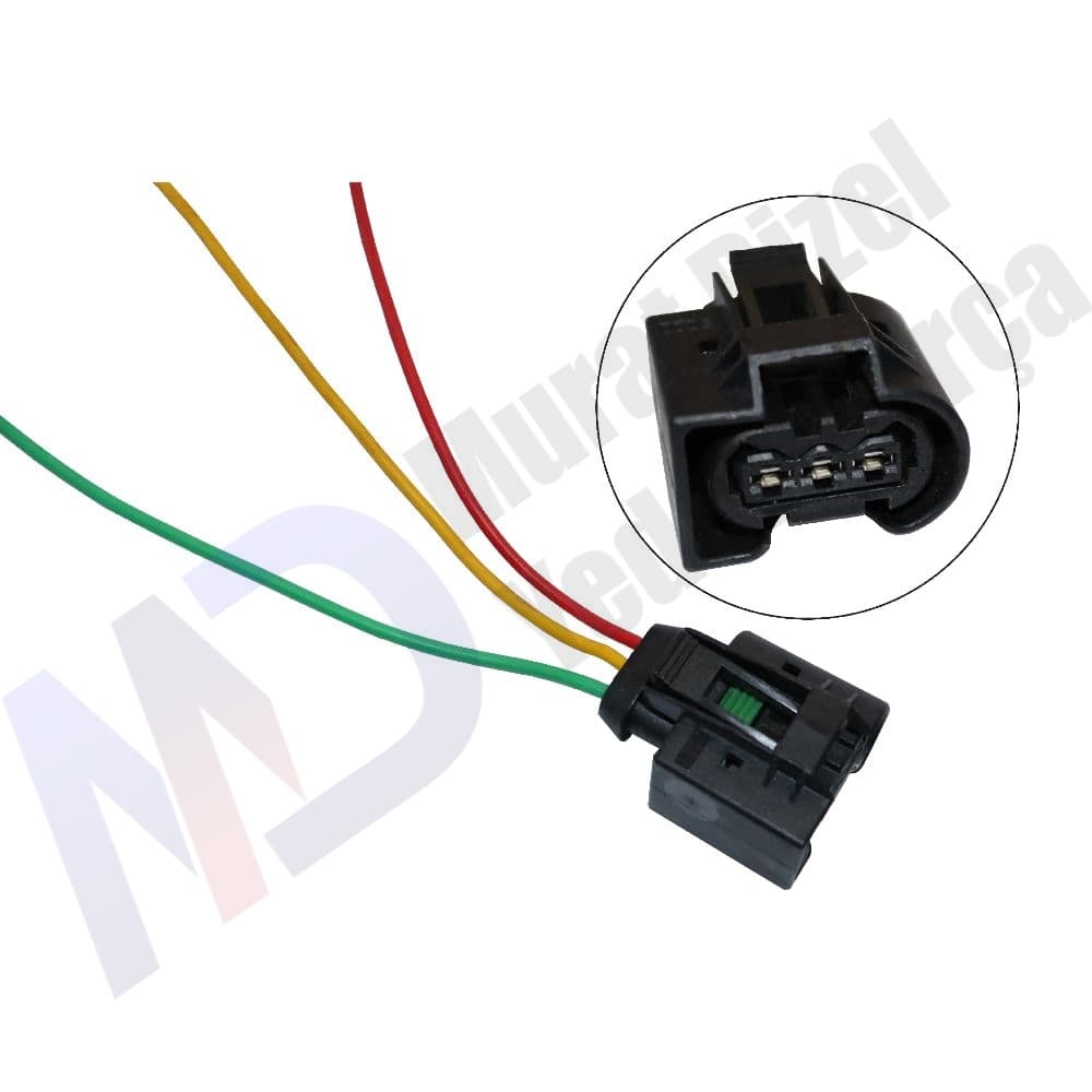 YERLI-SOKET — CRFİŞ-3D034 — VW MÜŞÜR SOKETİ - BOSCH RAİL MÜŞÜRÜ SOKETİ